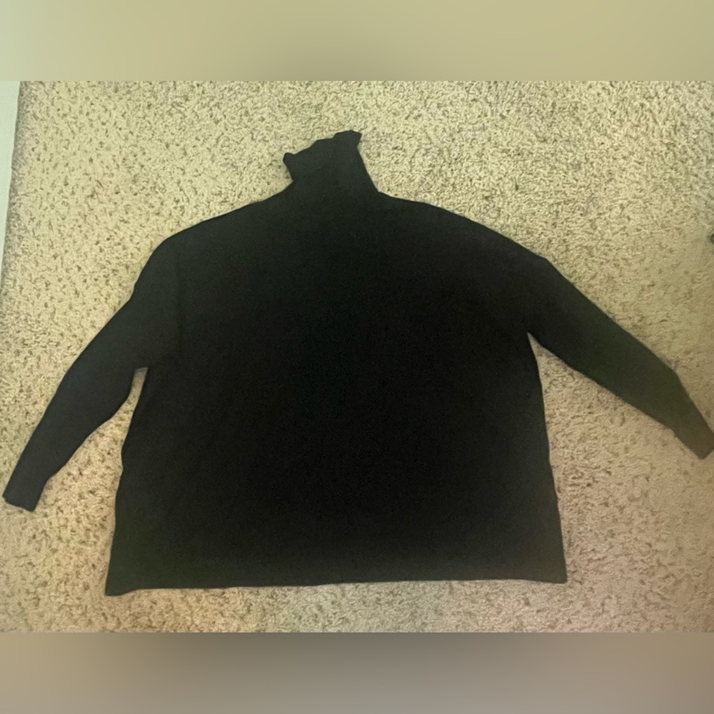 Nordstrom Rack Classic Black Turtleneck Sweater